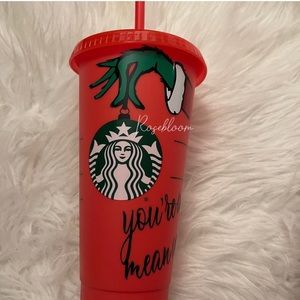 Grinch you’re a mean one cold cup